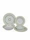 Bohemia Passion Geschirrset aus Porzellan Beige 40Stück