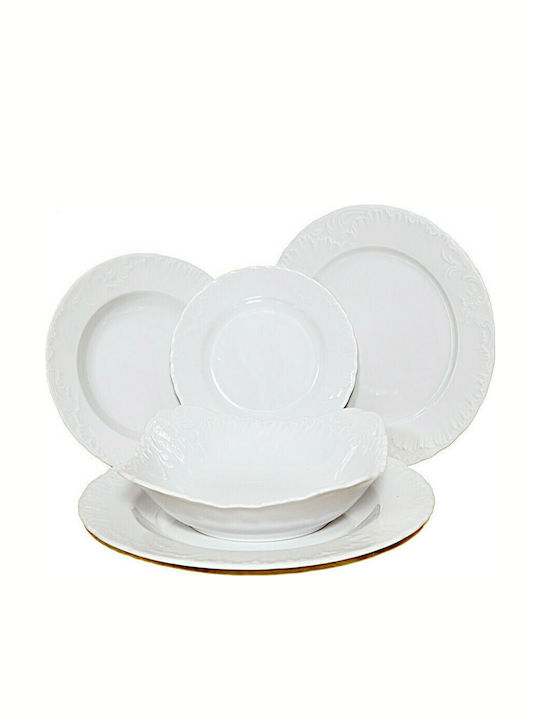 Bohemia Vague Christinholm White Porcelain Dinnerware Set 20pcs