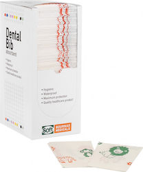 Soft Care Dental Towel White 2ply + 1ply with D...