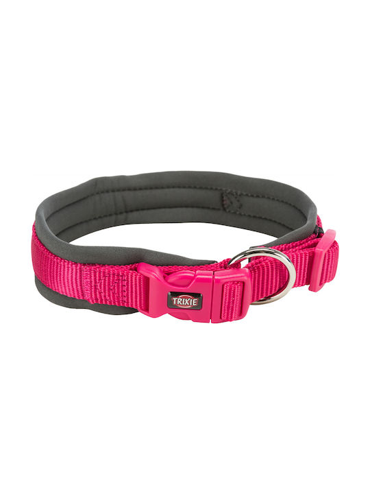Trixie Premium με Επένδυση Hundehalsband in Rosa Farbe Neopren Halsband S/M 35-42cm/15mm Mittel / Klein