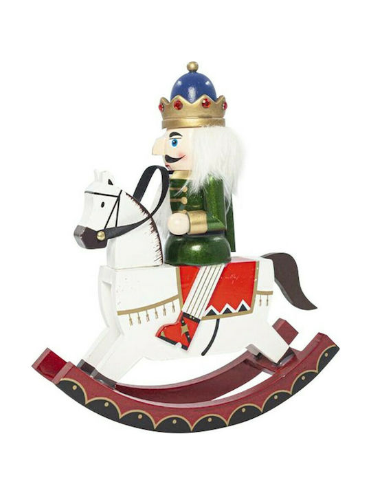 Eurolamp Weihnachts-Nussknacker Mehrfarbig aus Hölzernes Höhe 30cm.