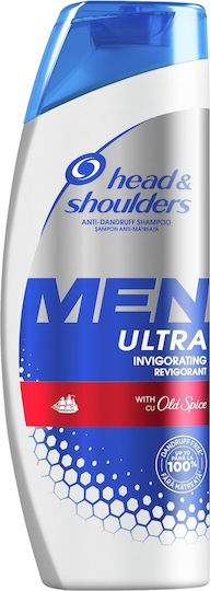 Head & Shoulders Men Ultra Invigorating cu Old Spice Sampon de Păr pentru Mătreață și Mătreață pentru Toate Tipurile de Păr 360ml