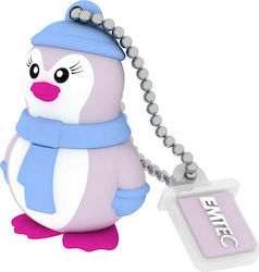 Emtec M336 Animalitos Lady Penguin 16GB USB 2.0 Stick Multicolour