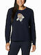 Columbia Hart Mountain II Graphic Women's Sweatshirt Dark Nocturnal