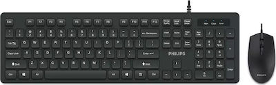 Philips SPT6264 Keyboard & Mouse Set English US