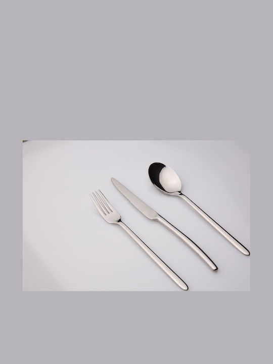 Dinox Cuba Cutlery Set Silver 30pcs