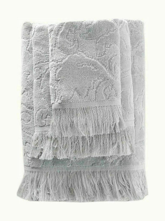 Rythmos Hand Towel Sienna 30x50cm. 03 Grey Ligh...