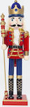 Eurolamp Wooden Christmas Nutcracker 38cm Multicolour