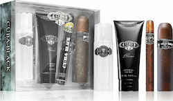 Cuba Black Set Ανδρικό Σετ με Eau de Toilette 4τμχ