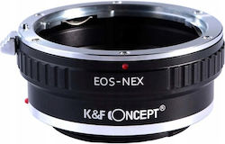 K&F Concept Canon EOS Lens to Sony Alpha Nex E-Mount Αντάπτορας Φακού