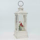 Eurolamp Christmas Plastic White Battery Lantern 27.5x10.4cm