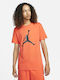 Jordan Jumpman Bărbați T-shirt Sportiv cu Mânecă Scurtă Portocaliu