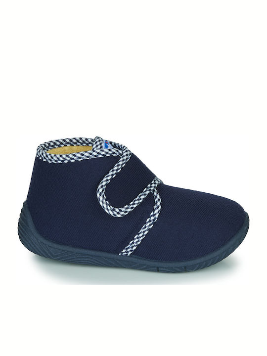 Παντόφλες Μποτάκια Navy Μπλε Taxo