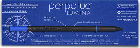 Perpetua Lumina Μολύβι με Γόμα Μπλε