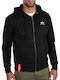 Basic Cardigan With Black Hood