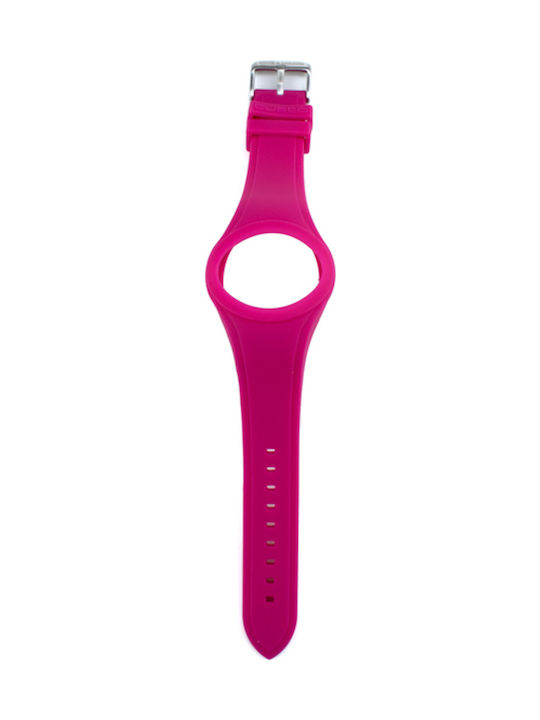 WATX & CO Καουτσούκ Λουράκι Ροζ 43mm