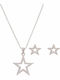 Dalee Star Σετ με Κολιέ & Σκουλαρίκια από Ατσάλι