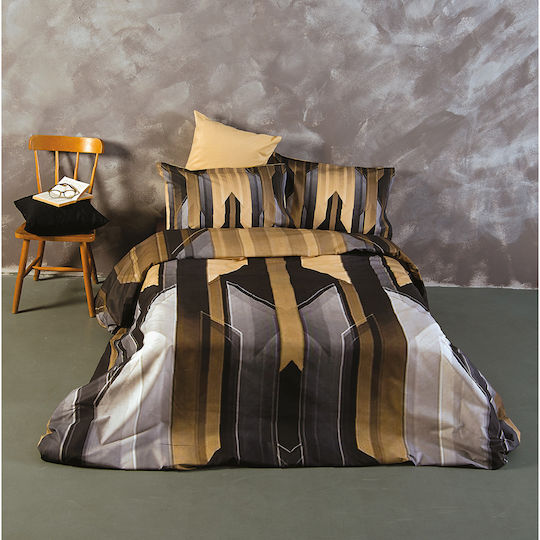 SB Home Set Queen 4pcs 240x260cm Metal Gold