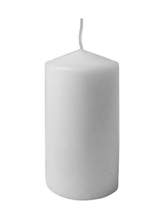 Atmosphera Decorative Candle White 8x15cm 1pcs