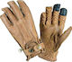 ByCity Second Skin Summer Women's Motorcycle Gloves Leather Mustard