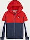 Kids Sweatshirt Cardigan with Hood Multicolored