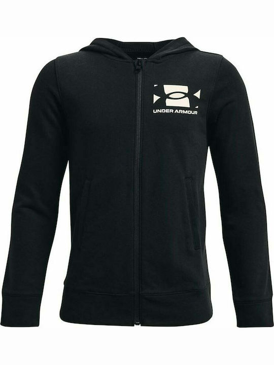 Under Armour Kinder-Sweatjacke mit Kapuze Schwarz