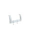 Homeplast Türhaken A00419 4 Schlitze Kunststoff A00419 20x5x16cm