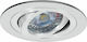 Vivalux Round Metallic Frame for Spot G5.3 Silver 9.2x9.2cm. 1pcs