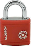 Blossom Aluminum Padlock Brass with Key 40mm 1pcs