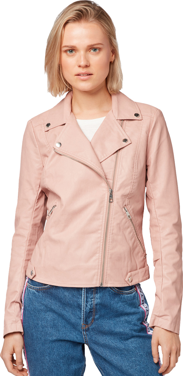 Tom Tailor Γυναικείο Biker Jacket Leather Rose 101220418532 Skroutz.gr