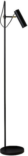 Viokef Zina Lampa de podea Î154xL25cm. cu Soclu pentru Bec GU10 Negru