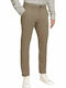 Trousers Chino Elastic in Slim Fit Coastal Fog Beige