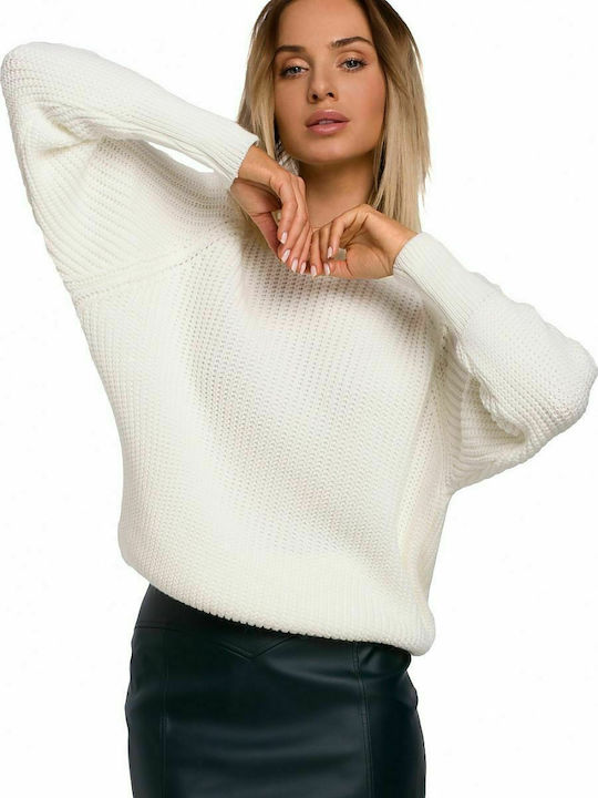 MOE M537 Damen Langarm Pullover Beige MOE537