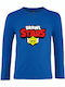 Children's long sleeve "Brawl Stars", Royal blue