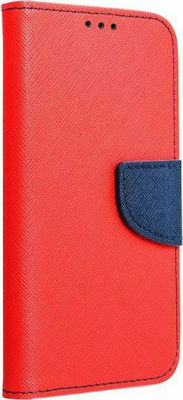 Fancy Synthetic Leather Book Red (Galaxy A20s)