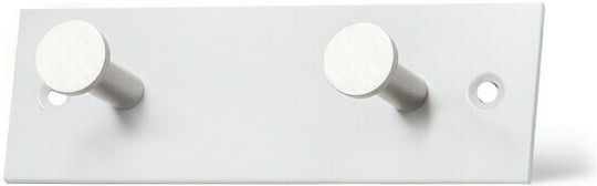 Grekon 402 Metal Wall Hanger 2 Hooks 14x4cm