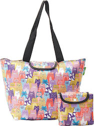 Eco Chic Multiple Stacking Cat Large Lunch Bag Ώμου Eco Chic Multiple Stacking Cat Large Lunch Bag Ώμου