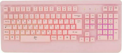 White Shark Mikasa Gaming Keyboard with Illuminated keys (English US) Pink