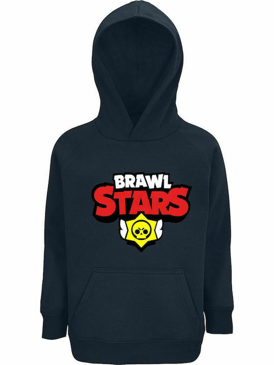 Kids' sweatshirt, Organic "Brawl Stars", French Navy