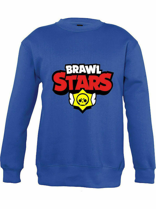 Kids' college sweatshirt "Brawl Stars", Royal Blue