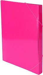 Salko Paper Plastic File Box with Rubber Band 2...