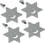 Metaltex Βαρίδια Τραπεζομάντηλου Household Accessories 254511A 4pcs