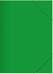 Salko Paper Folder with Rubber Band for Paper A4 Green