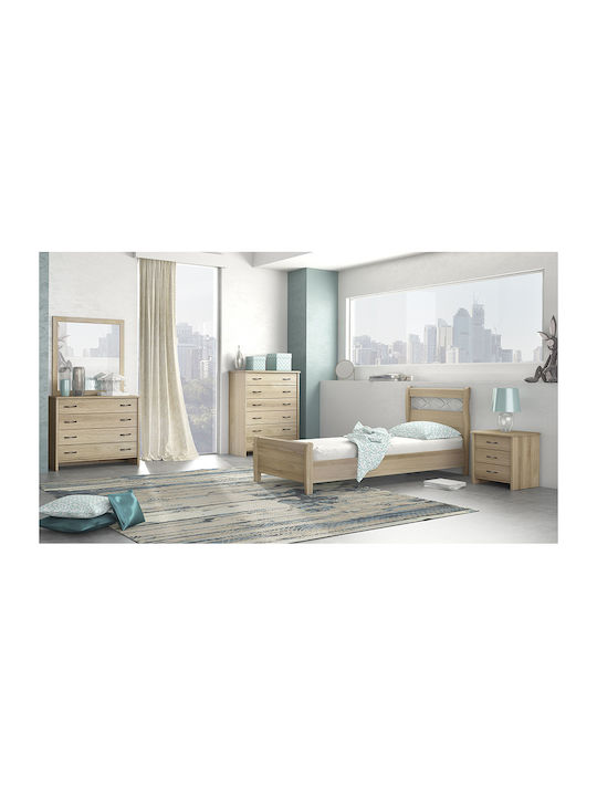 Schlafzimmer Set No 27 Latte 90x190cm 4Stück