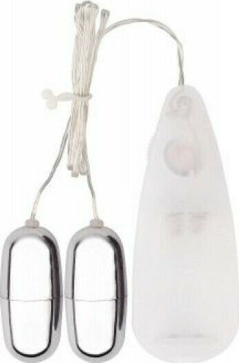 Chisa Novelties Dual Delight Vibrator Vibrator Egg White