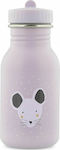 Trixie Kids Aluminium Water Bottle Mrs. Mouse Pink 350ml