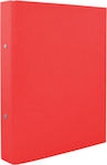 Salko Paper Clipboard with 2 Rings for Paper A4 Red 2263 1pcs