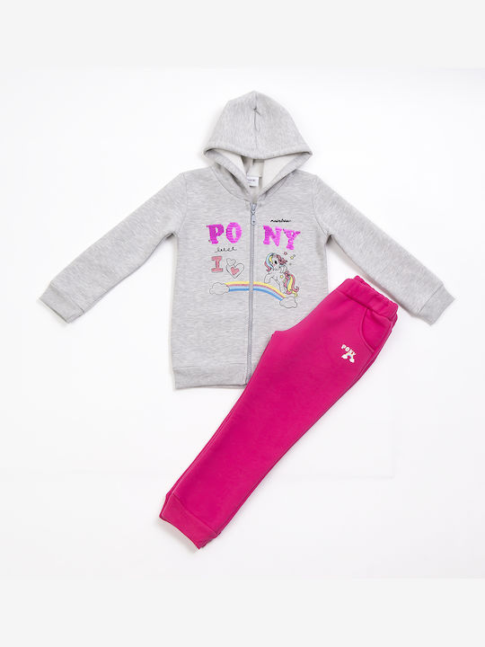 Trax Kids Sweatpants Set Gray 2pcs