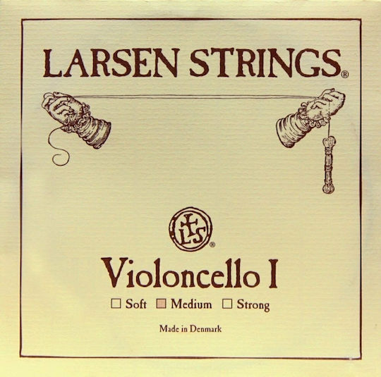Larsen Single Steel String for Cello 4/4 Original Cello Soft 4/4 A (La)