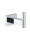 Grohe Cube Single Wall-Mounted Bathroom Hook Silver